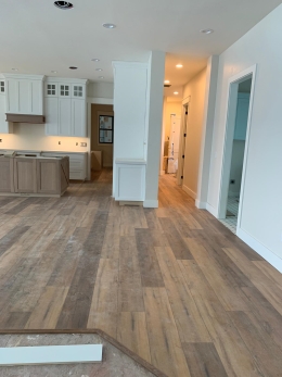 Image of Flooring and Cabinetry for New Home Construction